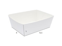 Frietbakje Karton Wit 92/812 250st