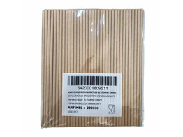 Kartonnen Rietjes 6/250mm Kraft 250st