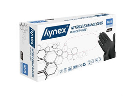 Nitril Handschoenen Zwart M 100st