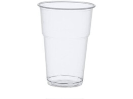 Bierbeker PP 95mm/400cc Transparant 50st