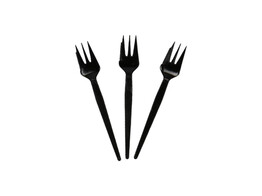 Re-flex Snackvork Zwart Herbruikbaar 13cm 100st